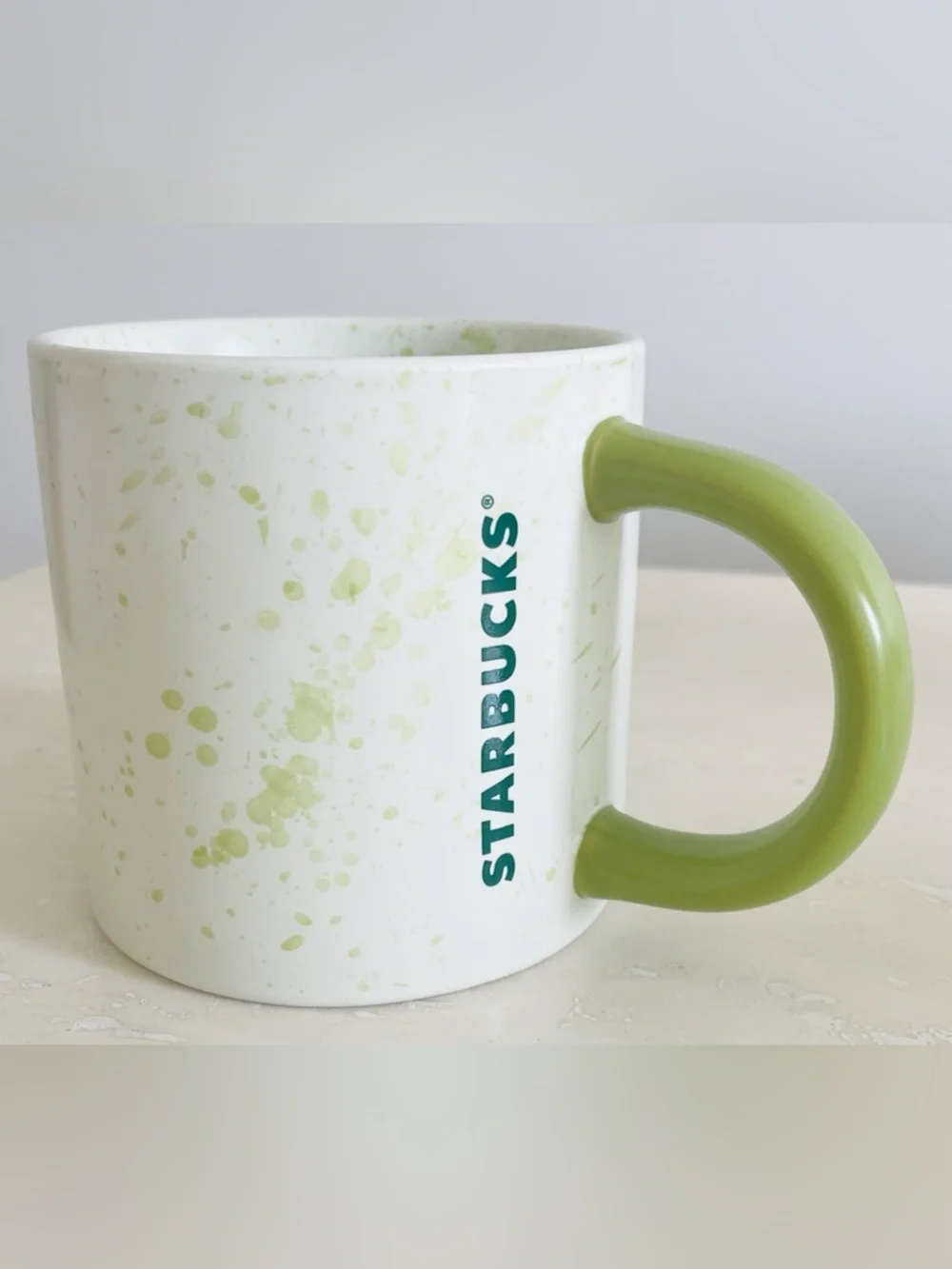 New Starbucks Logo Matcha Collection Splatter Ceramic Coffee Tea Mug Cup 12 oz